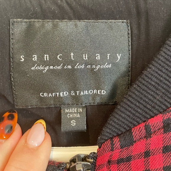 SANCTUARY plaid jacket - Picture 3 of 4